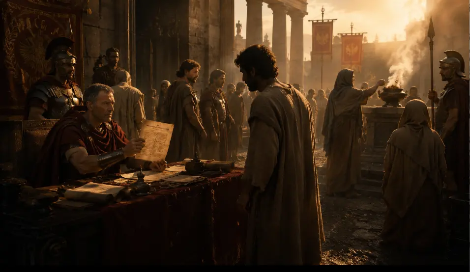 Project Unveiled historical scene: Loyalty Test